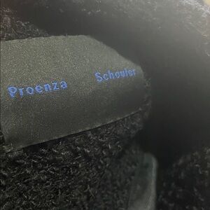 Proenza Schouler Black Textured Tweed Outerwear Size 6